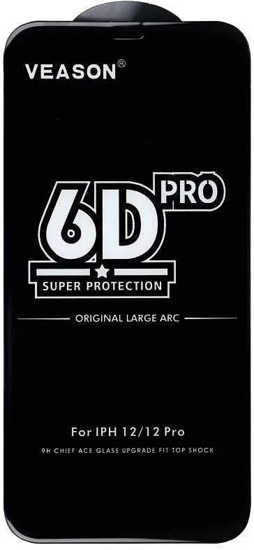 6D grūdintas stiklas Xiaomi Redmi A5 4G Pro telefonui „Veason Glass“ (juodas)