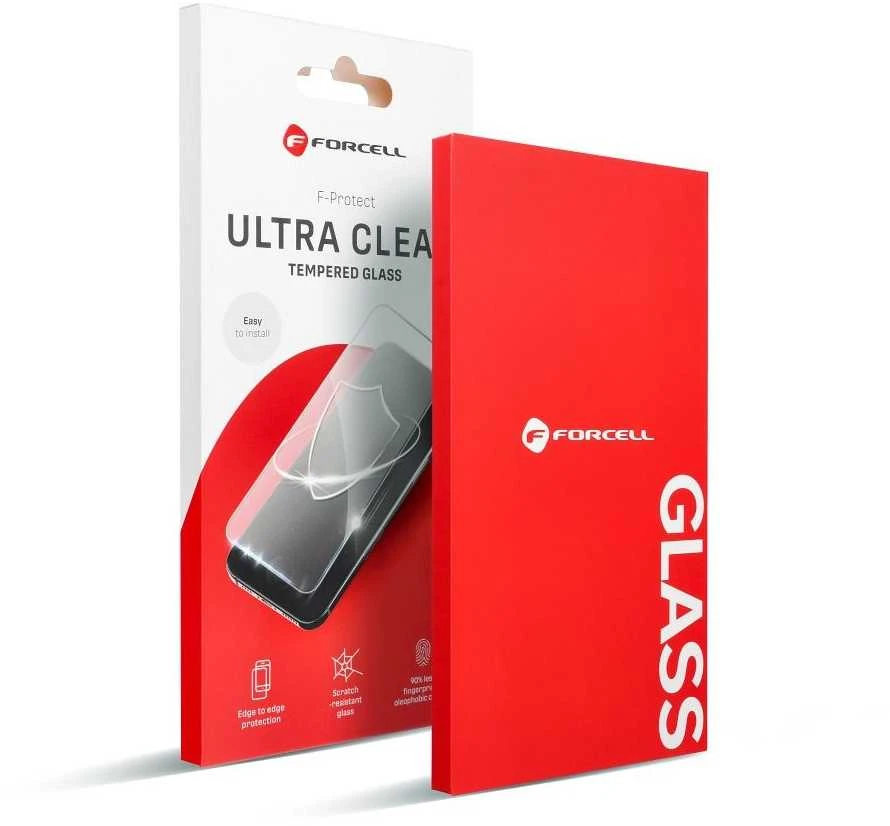 Forcell Ultra Clear Glass - skirtas Samsung Galaxy S22 / S23 juodas