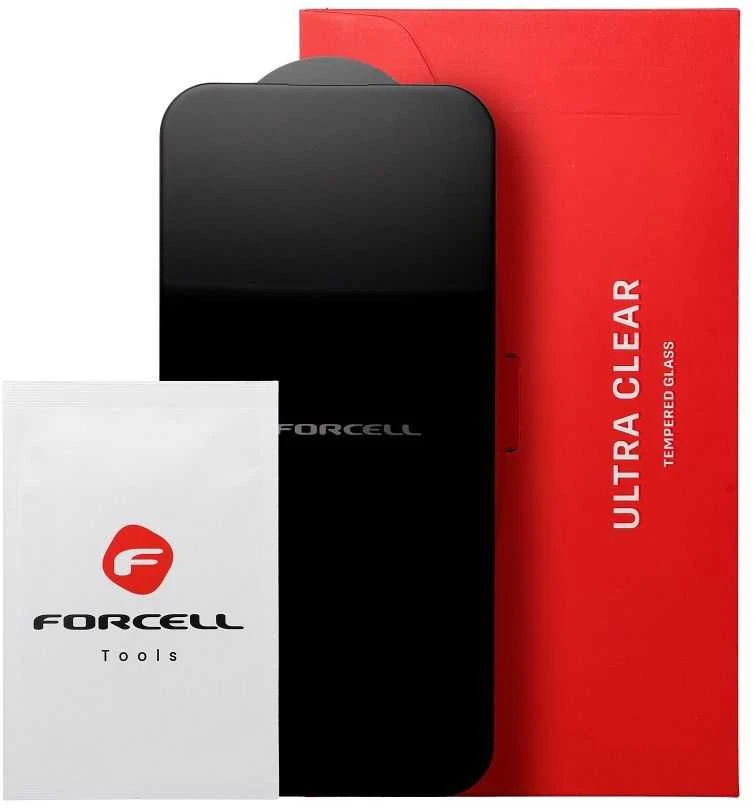 Forcell Ultra Clear Glass - skirtas Samsung Galaxy S22 / S23 juodas