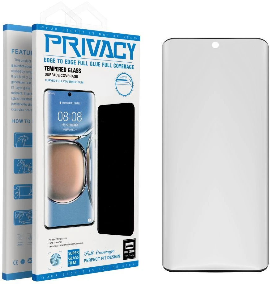 OG Premium Privacy Glass - skirtas Xiaomi Redmi Note 14 Pro+ juodas