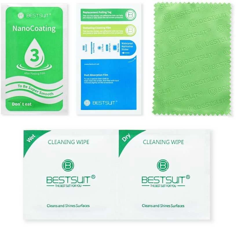 LCD apsauginis stikliukas Bestsuit Flexible Hybrid Glass 5D Apple iPhone 12 Mini pritaikytas dėklui juodas