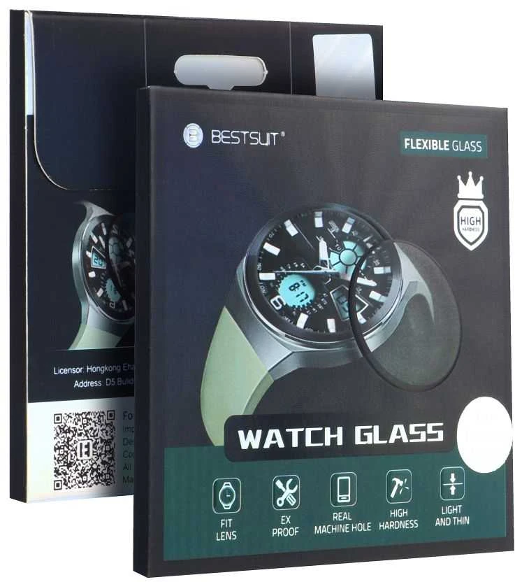 LCD apsauginis stikliukas Bestsuit Lankstus hibridinis stiklas 5D Samsung Galaxy Watch Active 2 40mm