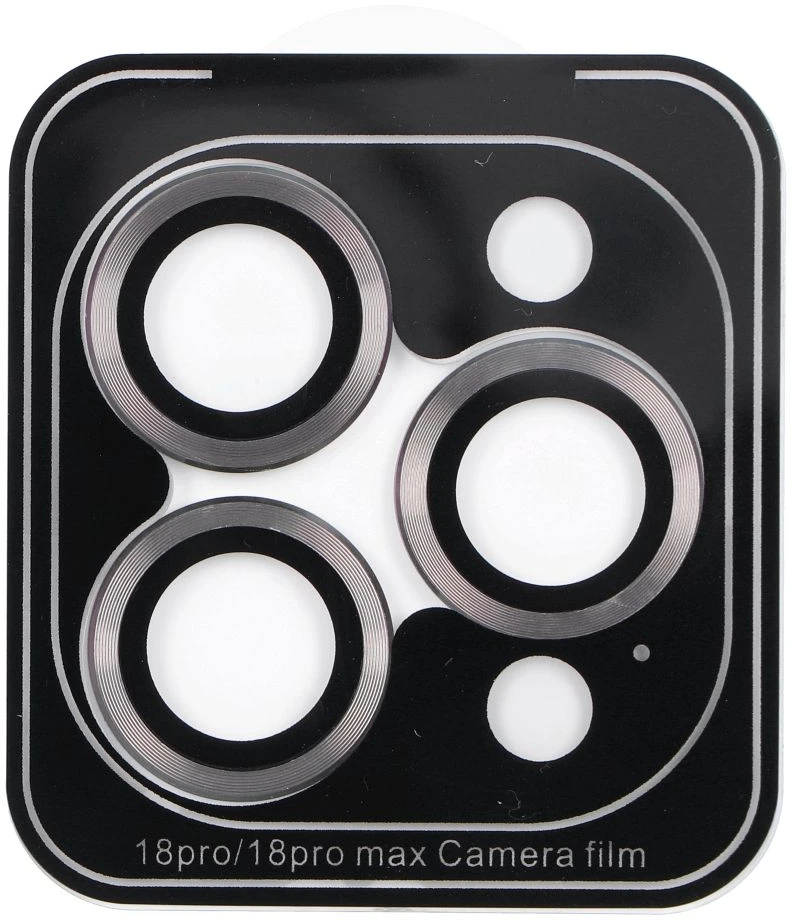 Blue Star Camera Lens Protector Mėlynas STAR Easy Install for IPHONE 18 PRO / 18 PRO MAX dark pilkas