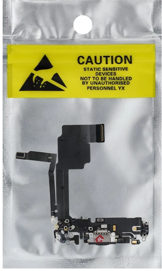OEM įkrovimo lankstus USB įkroviklis IPHONE 15 Pro juodas (ištrauktas)