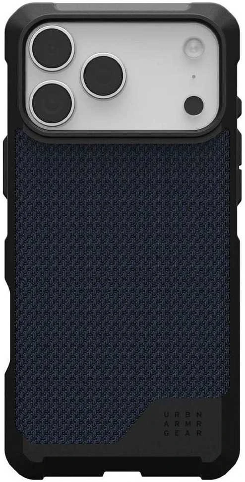 UAG Urban Armor Gear dėklas METROPOLIS LT, suderinamas su „MagSafe“, skirtas IPHONE 17 Pro Max, iš kevlaro ir malardo medžiagos.