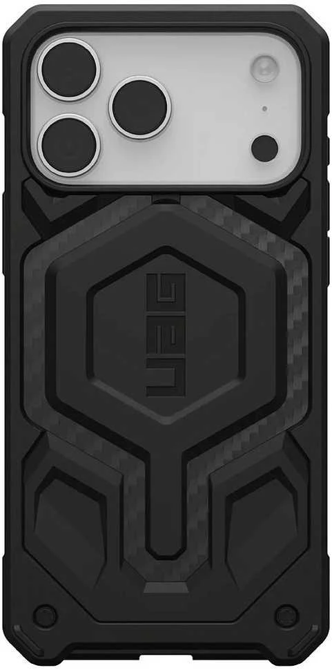 Urban Armor Gear UAG Monarch Pro MagSafe dėklas iPhone 17 Pro Max - Juodas ir pilkas