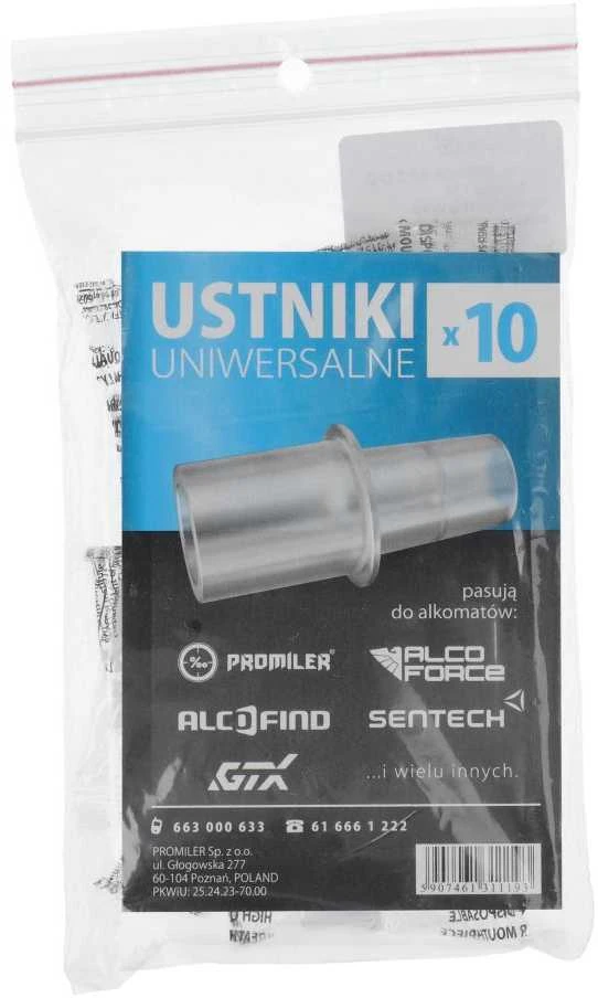 Alkotesteris Oem Universalūs kandikliai su sertifikatu (10 vnt. pakuotėje)