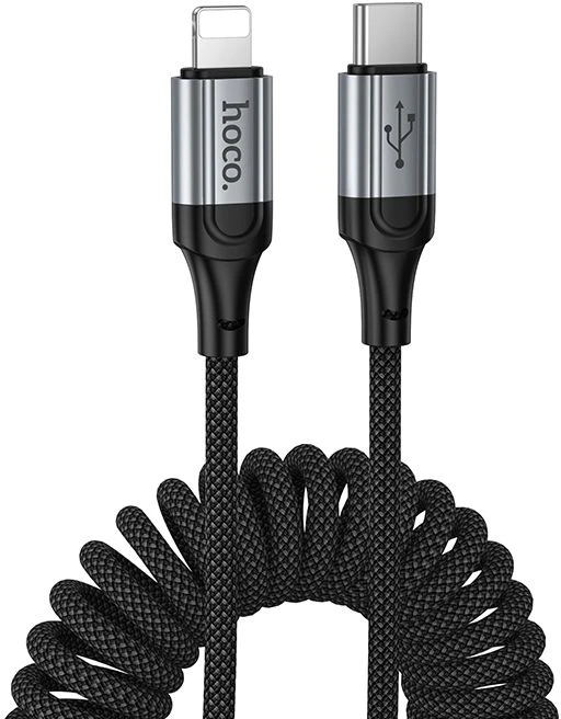 USB C - Lightning kabelis Hoco PD 27W 1,5 m X121 juodas