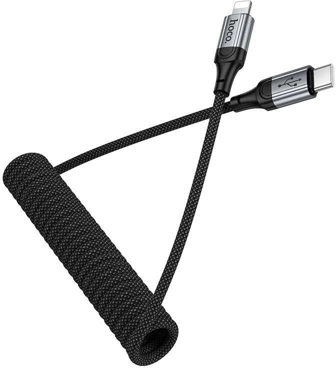 USB C - Lightning kabelis Hoco PD 27W 1,5 m X121 juodas