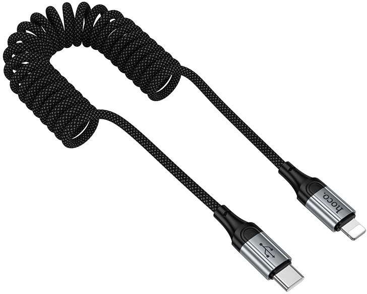 USB C - Lightning kabelis Hoco PD 27W 1,5 m X121 juodas