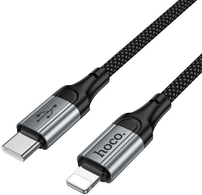 USB C - Lightning kabelis Hoco PD 27W 1,5 m X121 juodas