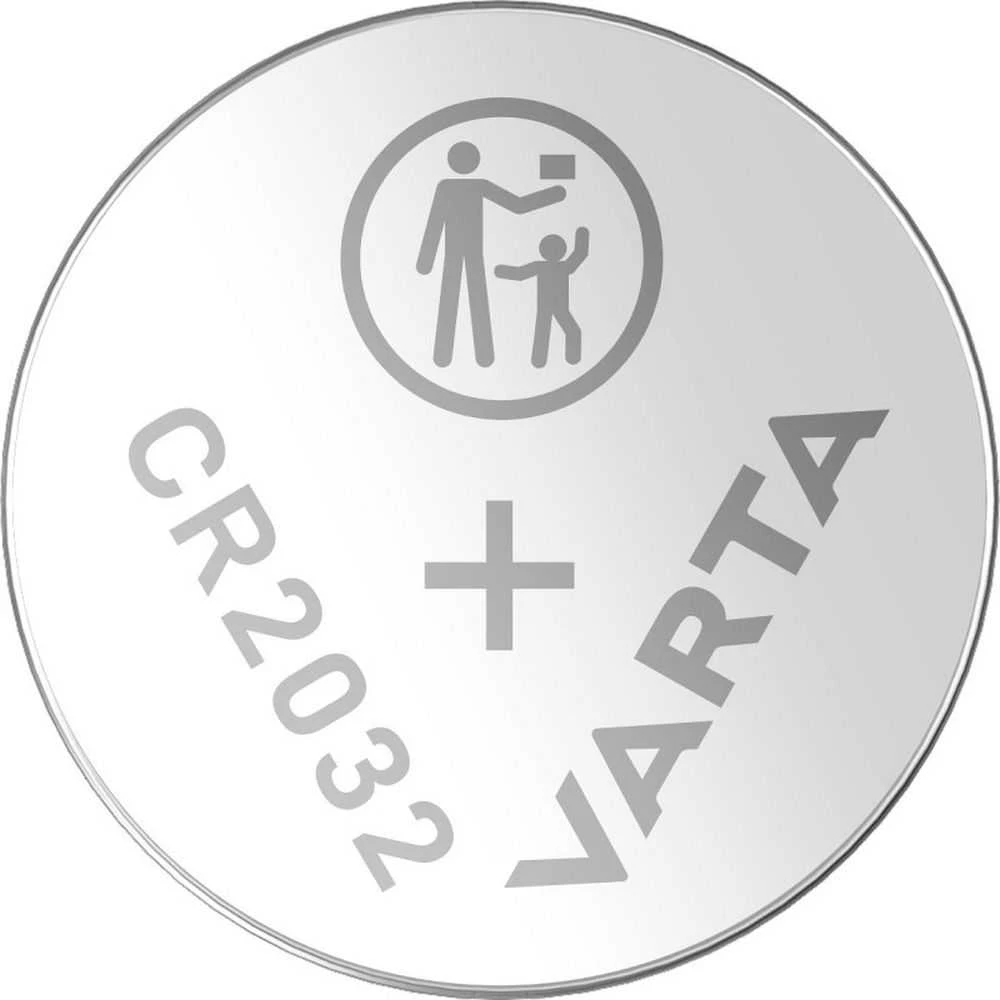 Varta CR2032 3V baterija iš arti