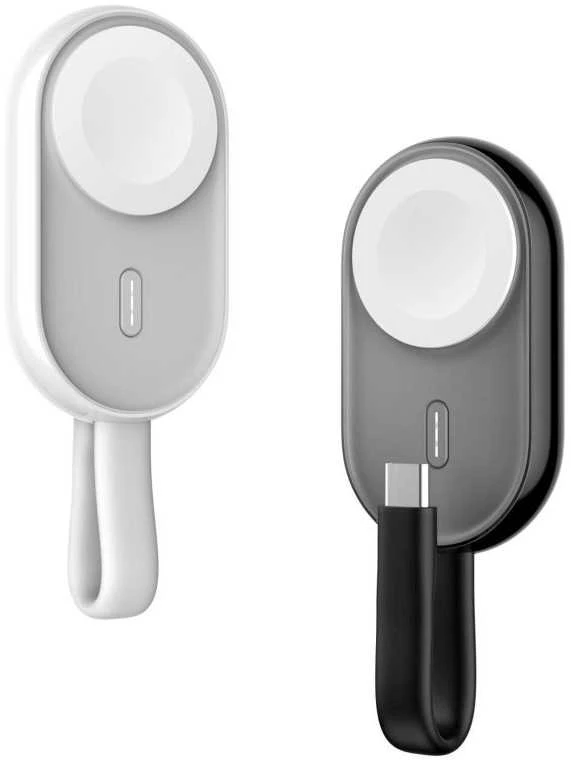 VEGER maitinimo blokas 1200 mAh, skirtas laikrodžiui suderinamai su Apple Watch Pomme (W0102) baltos spalvos