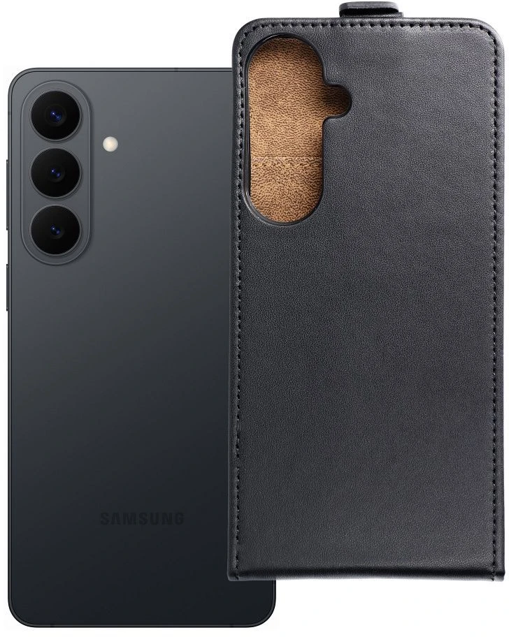 Oem Vertikalus atverčiamas dėklas, skirtas „Samsung S26 PLUS Slim Flexi Fresh Juodas“