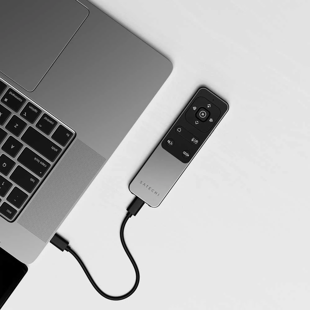 Belaidis lazerinis presentatorius „Satechi bluetooth R2 ST-BTMR2M space pilka“