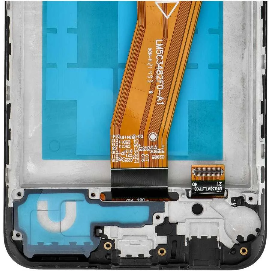 LCD ekranas, skirtas SAMSUNG A02S OEM su rėmeliu (164 mm)