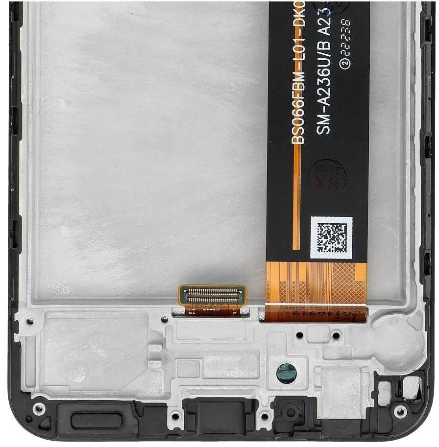 FixCell LCD ekranas, skirtas SAMSUNG A23 5G A236B OEM su rėmeliu