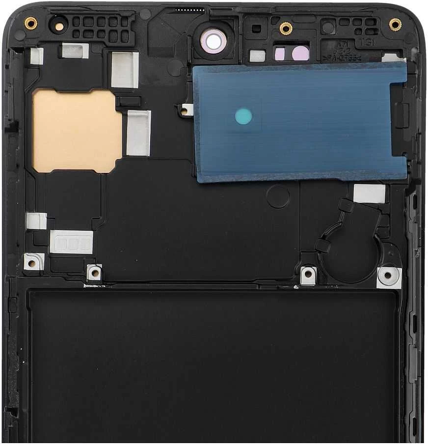 FixCell LCD ekranas, skirtas SAMSUNG A71 4G A715 OLED su rėmeliu