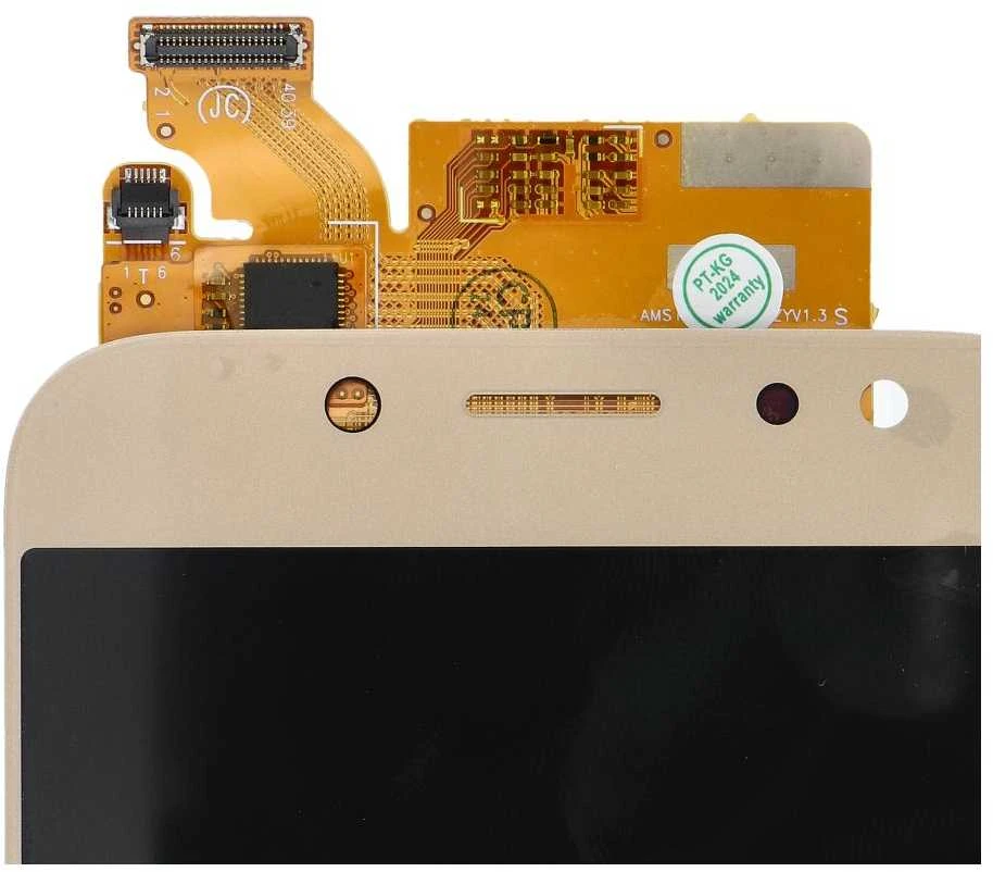 Dėklas FixCell LCD ekranas, skirtas SAMSUNG J730 OLED aukso spalvos be rėmelio