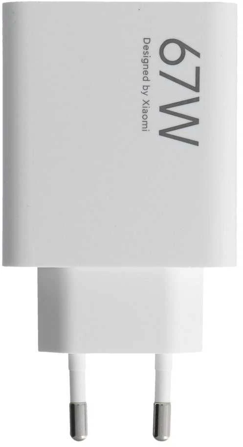 XIAOMI oryginalna kroviklis jungiama į tinklą USB A QC3.0 3A 67W MDY-15-ET balta bulk
