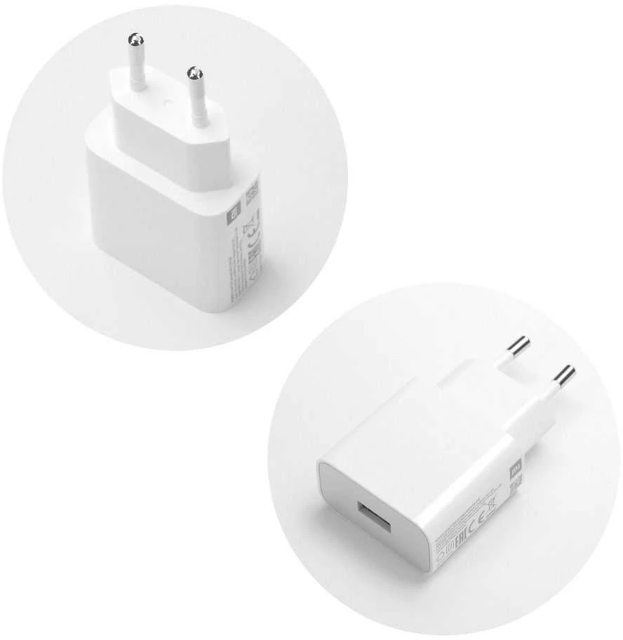 Xiaomi MDY-09-EW tinklo įkroviklis su USB jungtimi