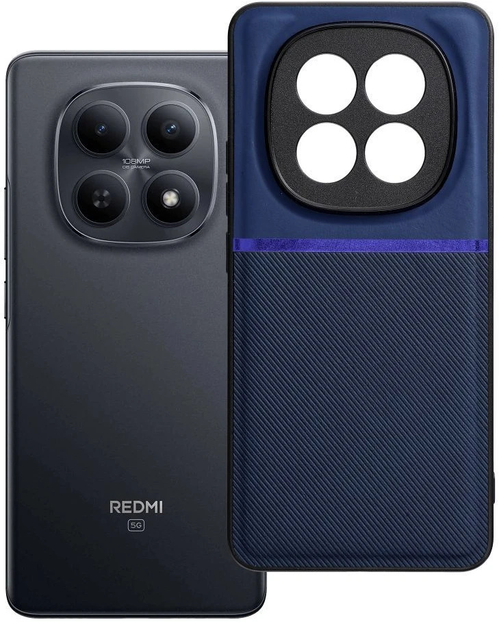 Oem „Xiaomi Redmi Note 15 5G“ dėklas, kilmingos mėlynos spalvos
