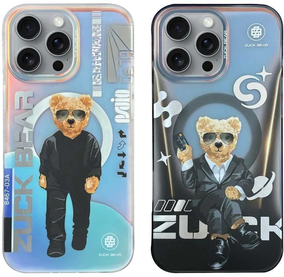 ZUCK BEAR dėklas BERLIN BOSS MAG suderinamas su MagSafe, skirtas IPHONE 16 eins suave