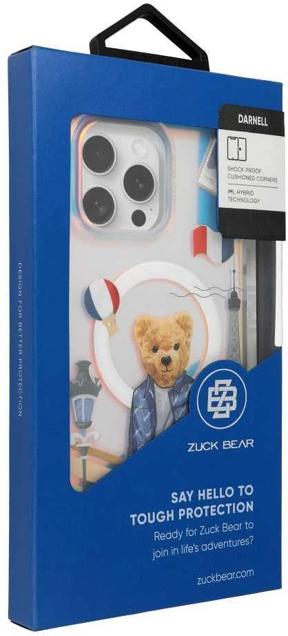 ZUCK BEAR dėklas DARNELL FROSTED LASER suderinamas su MagSafe, skirtas IPHONE 16 paris