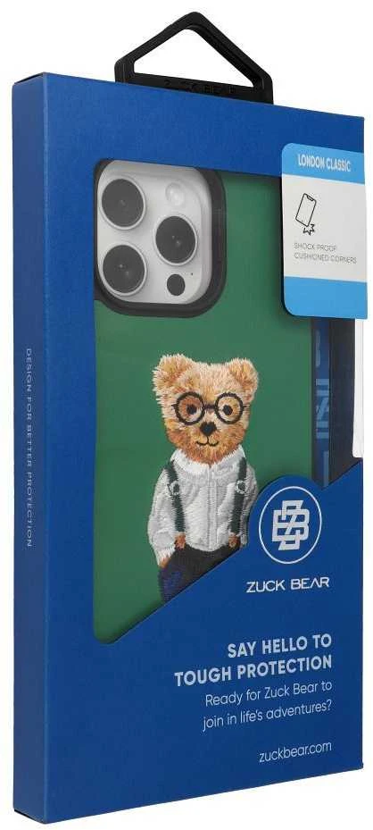 ZUCK BEAR dėklas LONDON CLASSIC, skirtas IPHONE 16 mayfair swank