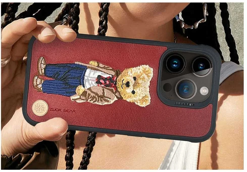 Dėklas ZUCK BEAR LONDON CLASSIC, skirtas IPHONE 15 Pro Max chelsea swish