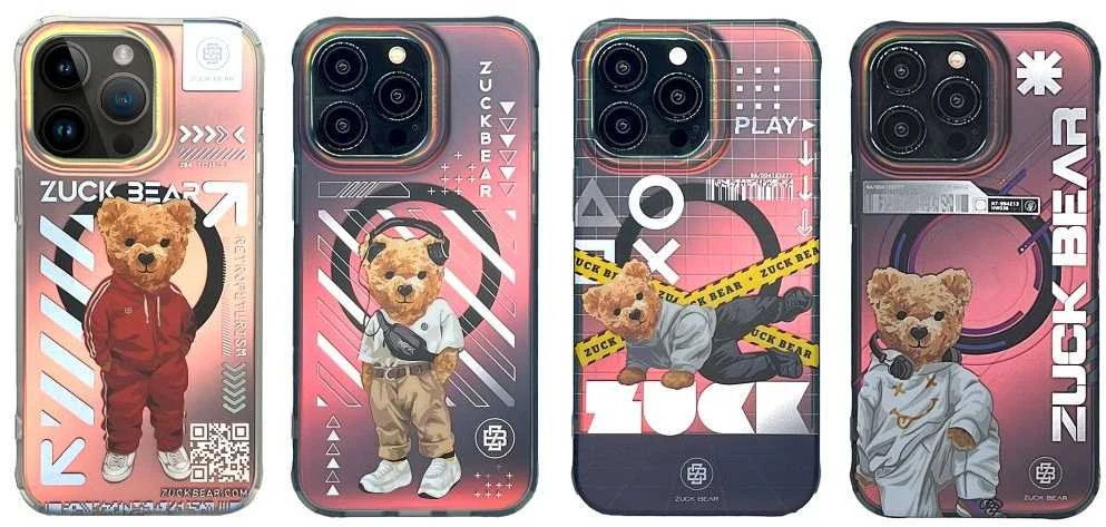 ZuckBear ZUCK BEAR dėklas NEW YORK NEVER SLEEPS MAG suderinamas su MagSafe, skirtas IPHONE 15 Pro Max Bronx energy