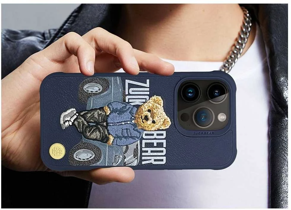 Dėklas ZUCK BEAR SAN FRANCISCO FORTUNE IPHONE 15 Pro Max bay area grotuvui