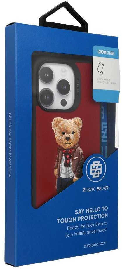 4Tel Dėklas ZUCK BEAR LONDON CLASSIC, skirtas IPHONE 16 Pro chelsea swish