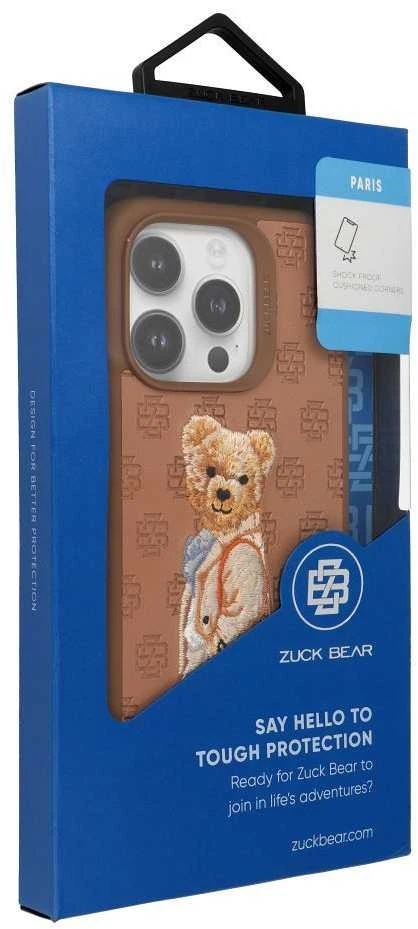 ZUCK BEAR dėklas PARIS GENTLEMAN IPHONE 16 krepšiui