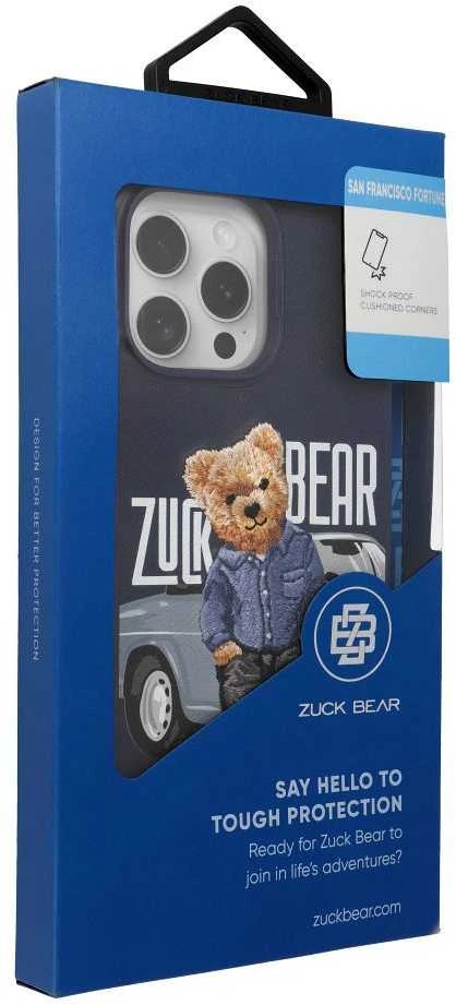 Dėklas ZUCK BEAR SAN FRANCISCO FORTUNE IPHONE 16 Pro Max bay area grotuvui