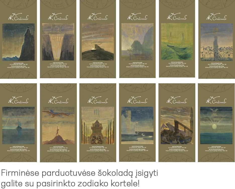 Rūta Juodasis šokoladas (55&nbsp;%) „Zodiakas“, 70 g