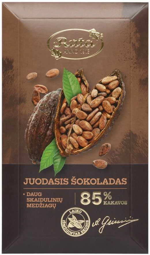 Rūta Juodasis šokoladas (85&nbsp;%), 90 g