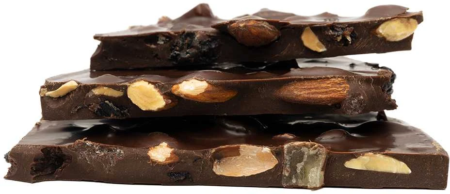 Rūta Juodasis šokoladas su riešutais ir vaisiais „Šokoladinis Mėnulis“, 300g