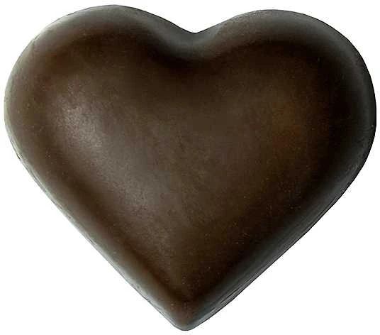Rūta Juodojo šokolado (50&nbsp;%) figūrėlės „Širdelės“, 1kg