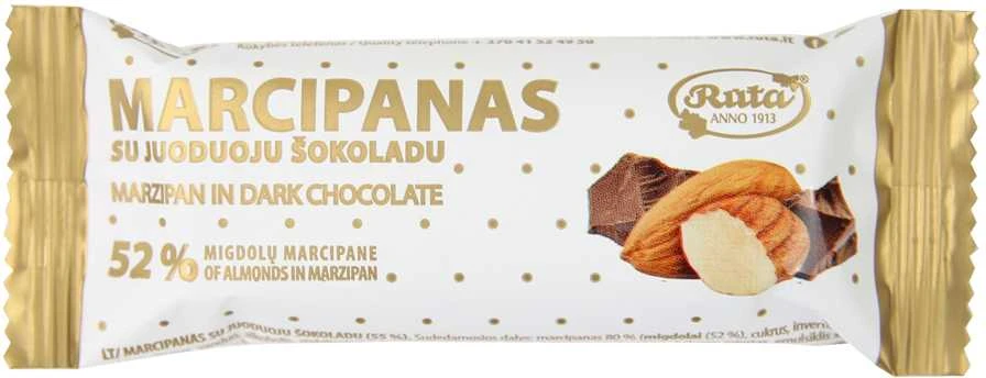 Rūta Marcipanas su juoduoju šokoladu (55&nbsp;%), 32 g