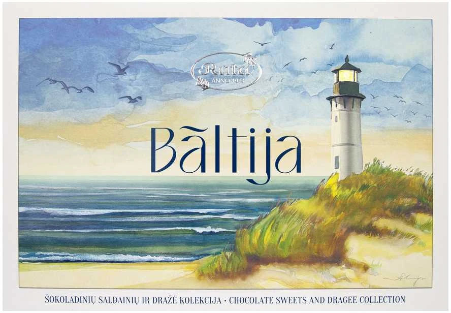 Rūta Šokoladinių saldainių ir dražė kolekcija „Baltija“, 400g