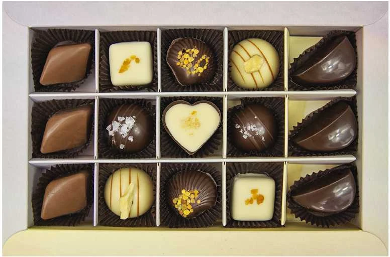 Rūta Šokoladinių saldainių rinkinys „Baltija“, 140 g