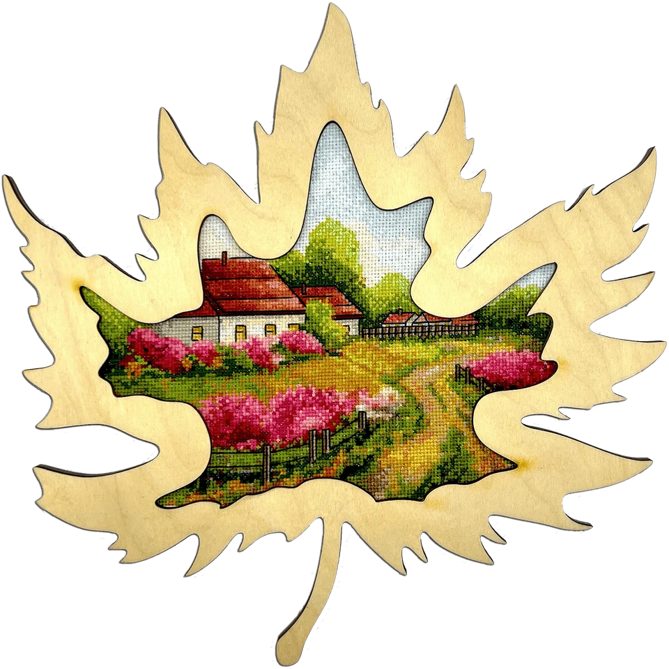 Abris Art Siuvinėjimo kryželiu rinkinys Pavasario motyvas, 18 ct, rėmelis, 20×16 cm
