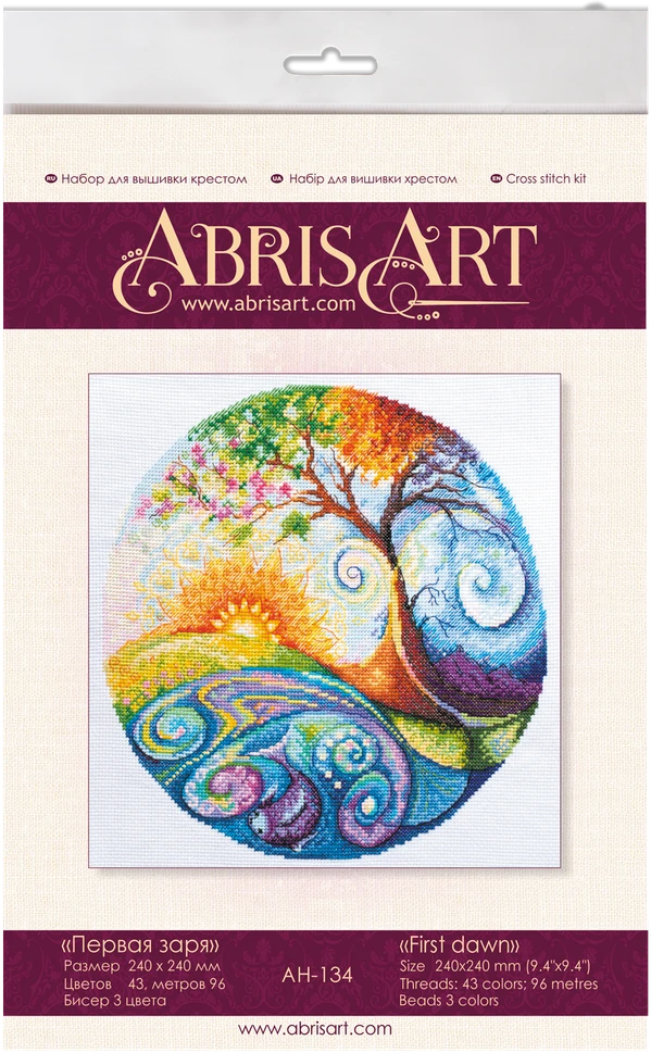 Abris Art Siuvinėjimo rinkinys „Pirmoji aušra“ 24x24 cm AAH-134