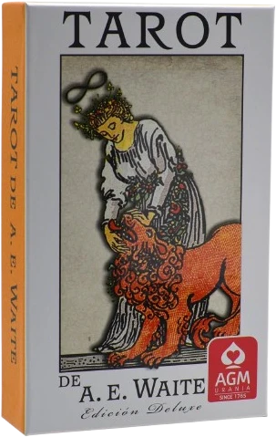 AGM Taro kortų rinkinys - Tarot A.E. Waite 78 Kortos 70x120mm su Instrukcijų Knygele