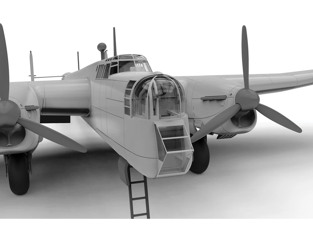 Airfix Armstrong Whitworth Whitley Mk.V 1/72 surenkamas plastikinis lėktuvas