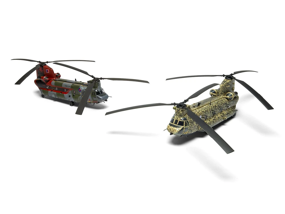 Airfix Boeing Chinook HC.1 vėlyvas 1/72 plastikinis rinkinys A06024