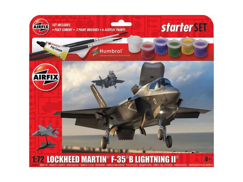 Airfix Lockheed Martin F-35B Lightning II 1/72 dovanų rinkinys A55010