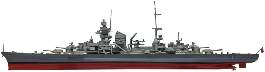 Airfix Prinz Eugen 1:600 plastikinis surenkamas laivo modelis 35,4 cm