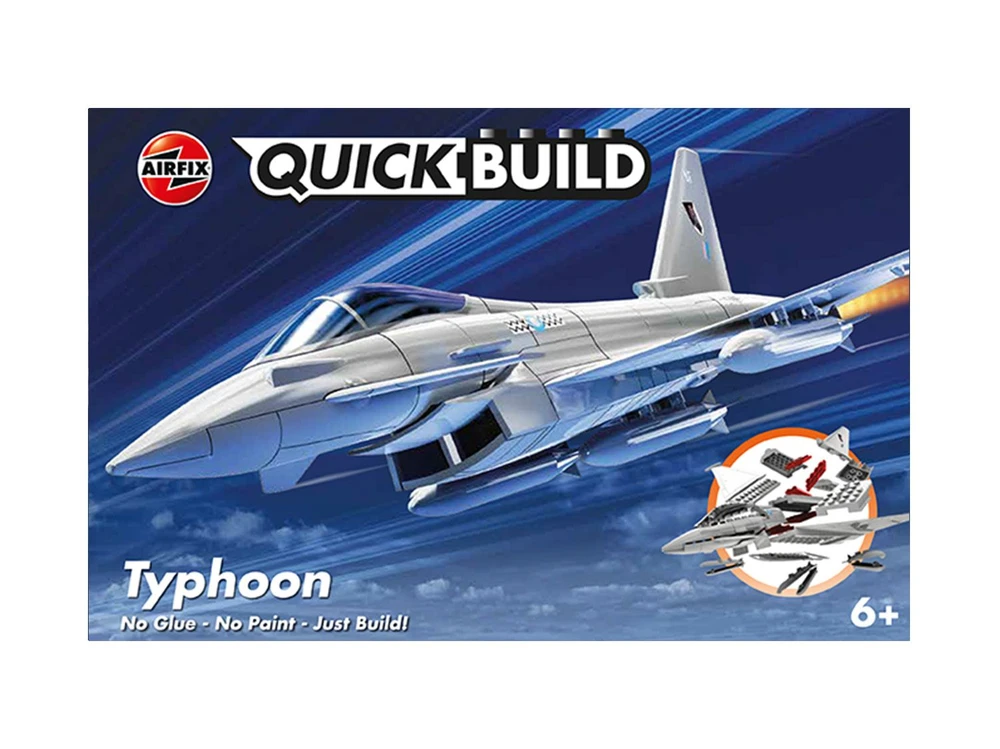 Airfix QUICKBUILD Eurofighter Typhoon lėktuvas be klijų